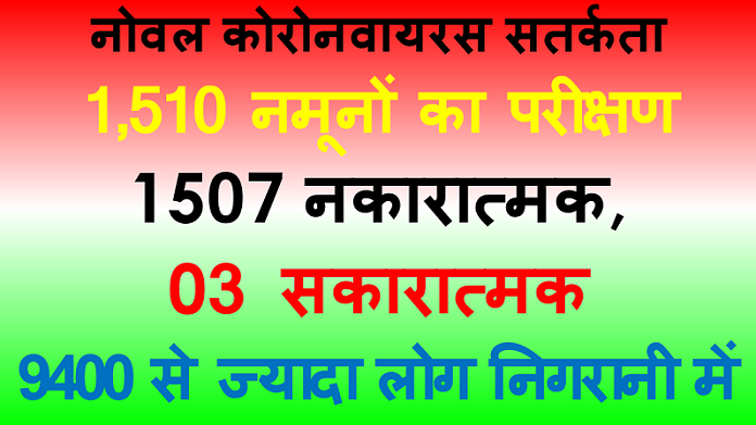 कोरोनवायरस: लगभग साढ़े नौ हज़ार लोग सामुदायिक  निगरानी में, कोई नया मामला नहीं