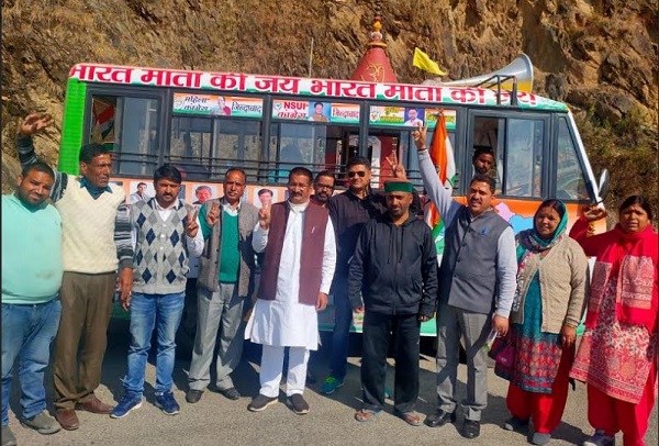 संविधान बचाओ, उत्तराखंड बचाओ, देव याचना यात्रा का टिहरी जनपद में स्वागत