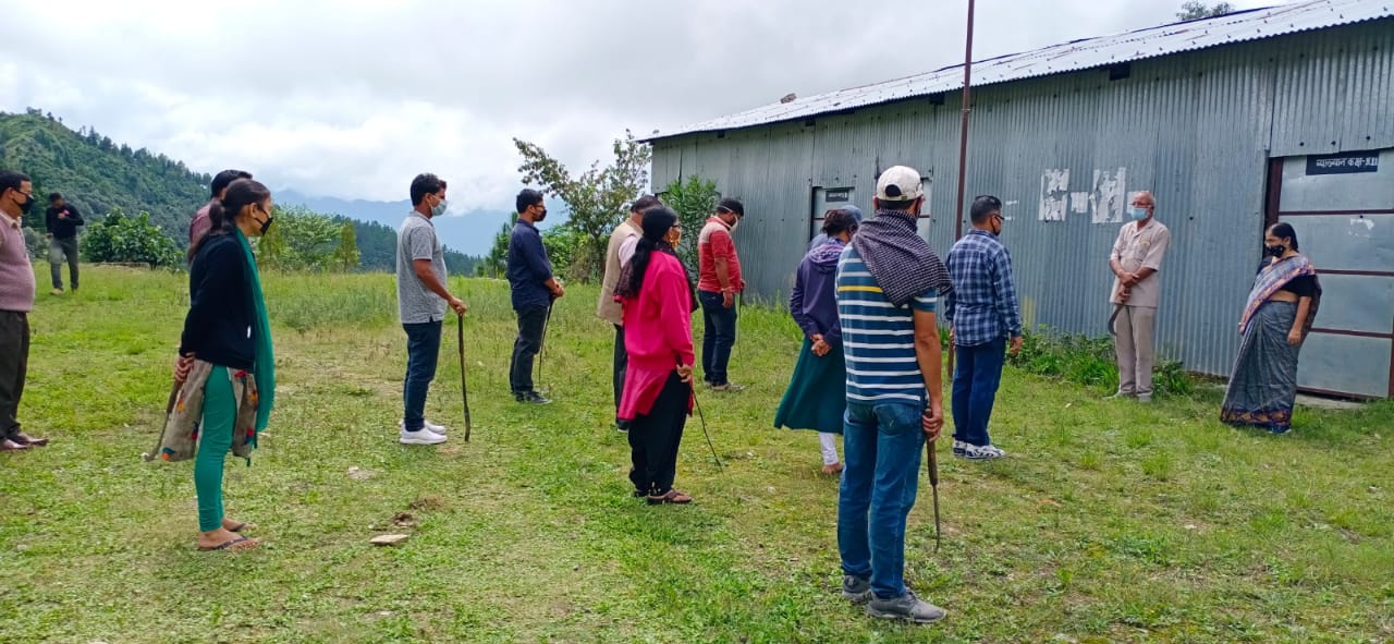 महाविद्यालय चन्द्रबदनी की राष्‍ट्रीय सेवा योजना ईकाई द्वारा सफाई अभियान