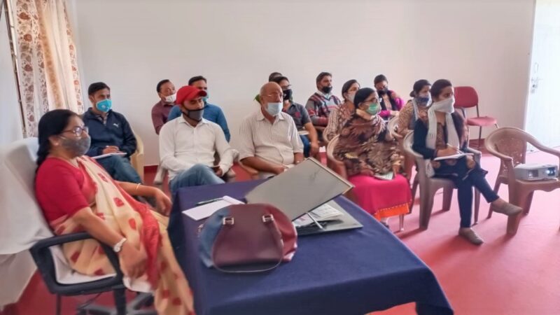 राजकीय महाविद्यालय चन्द्रबदनी नैखरी में ऑनलाइन क्लासेज के सम्बन्ध में एक दिवसीय कार्यशाला का आयोजन