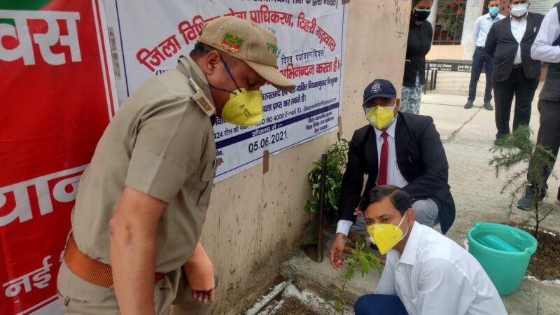 टिहरी/ उत्तरकाशी में जिला विधिक सेवा प्राधिकरण ने किया वृक्षारोपण