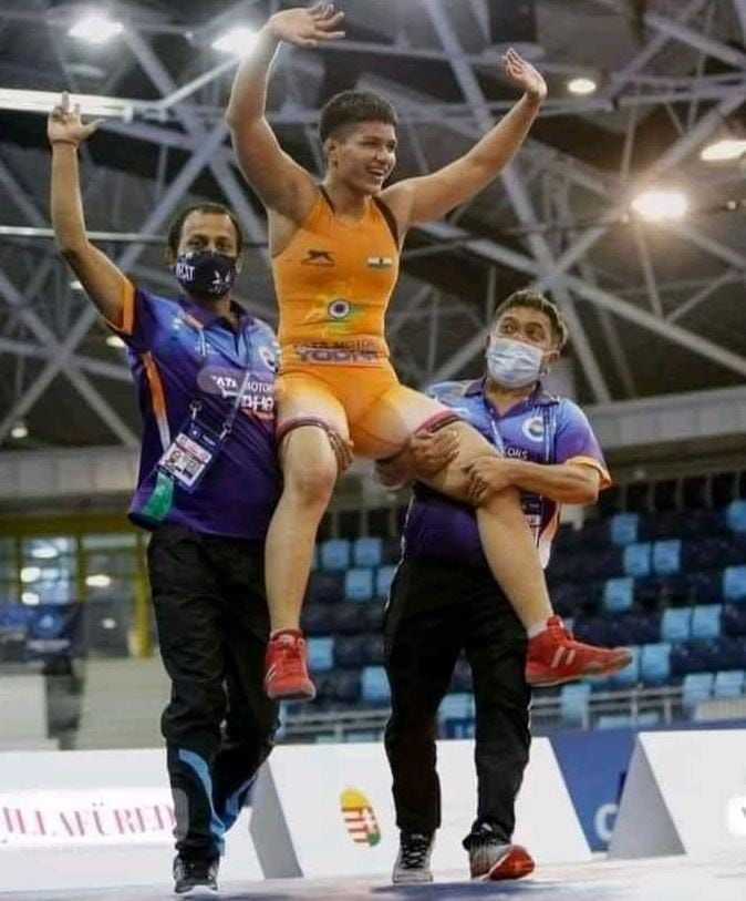 विश्व कुश्ती चैंपियनशिप में भारत को मिला स्वर्ण पदक