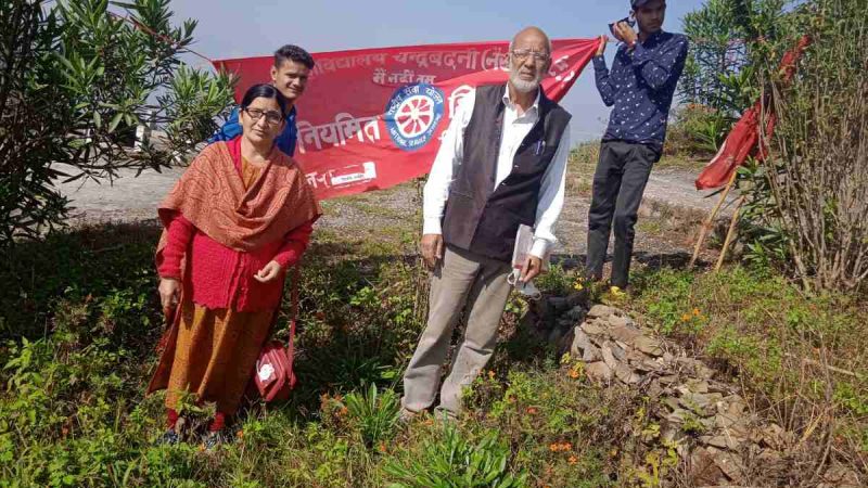 एनएसएस स्वयं सेवियों ने चलाया सफ़ाई अभियान