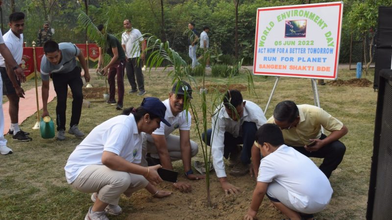 संगीन शक्ति ब्रिगेड द्वारा विश्व पर्यावरण दिवस बड़े उत्साह के साथ मनाया गया