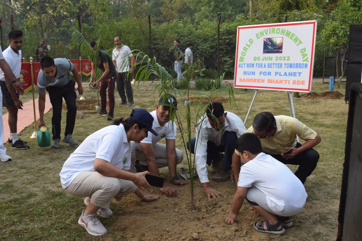 संगीन शक्ति ब्रिगेड द्वारा विश्व पर्यावरण दिवस बड़े उत्साह के साथ मनाया गया