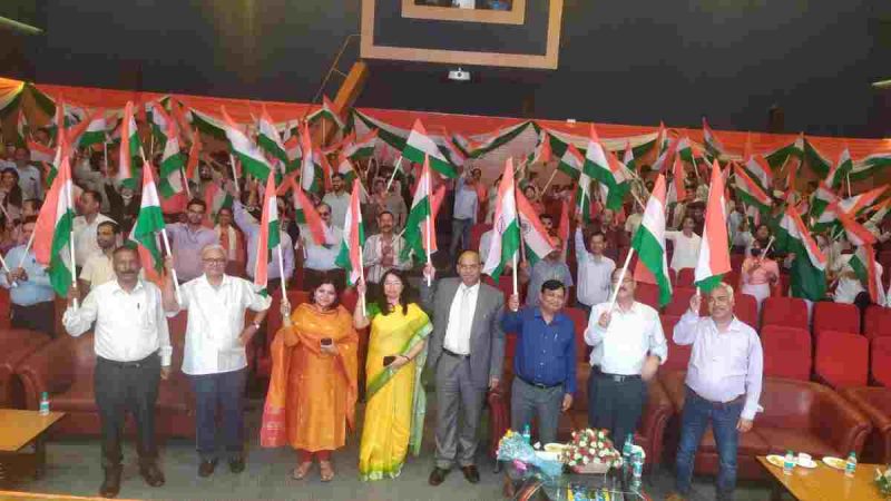 वीर माधो सिंह भंडारी उत्तराखंड प्रौद्योगिकी विश्वविद्यालय परिसर देहरादून में हर घर तिरंगा कार्यक्रम आयोजित