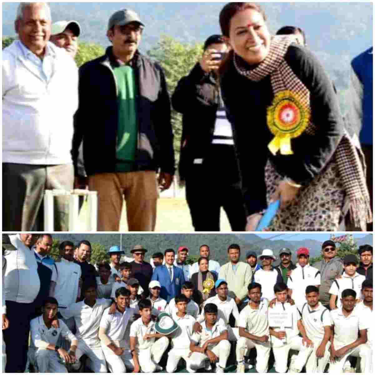 खेल मंत्री रेखा आर्या ने किया राज्य स्तरीय क्रिकेट प्रतियोगिता का शुभारंभ