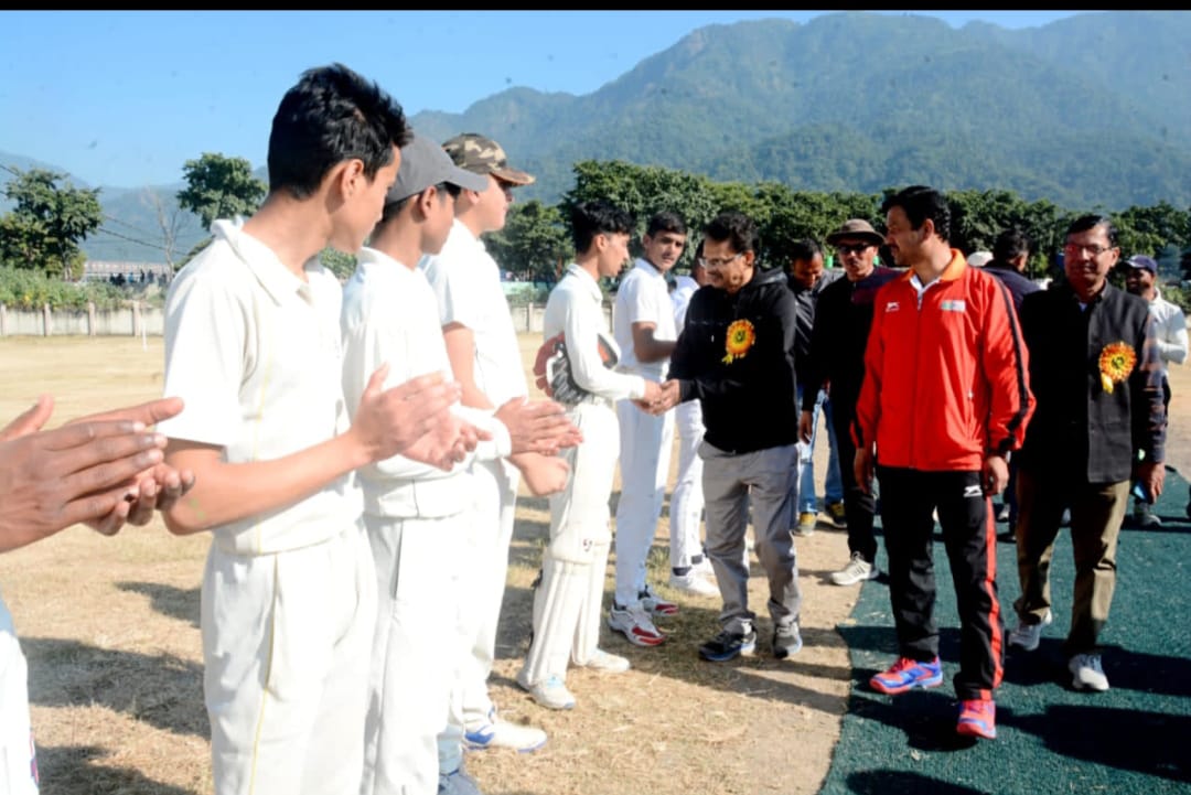 अन्डर-17 बालक वर्ग राज्य स्तरीय क्रिकेट प्रतियागिता का शुभारंभ