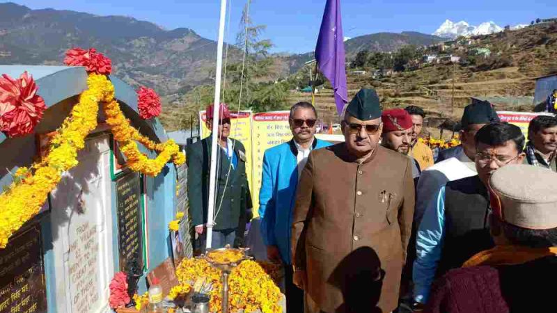 अमर शहीद सैनिक मेले का सांस्कृतिक कार्यक्रमों के साथ हुआ आगाज