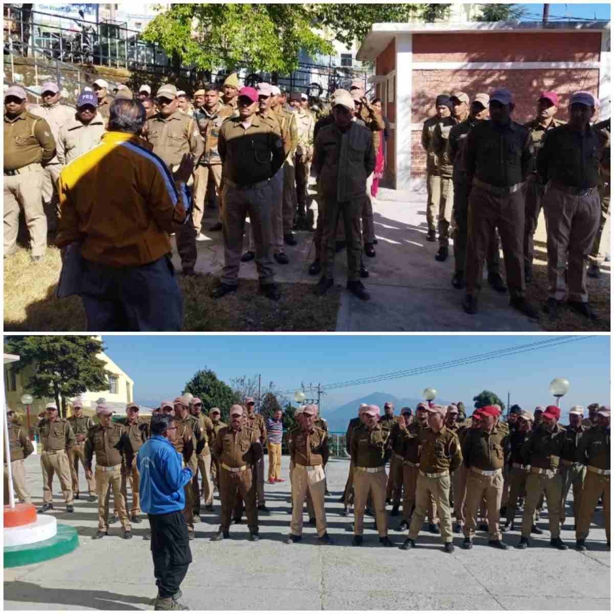 डीडीआरएफ और पुलिस जवानों को मास्टर ट्रेनर अनिल सकलानी ने दी कई अहम जानकारियां