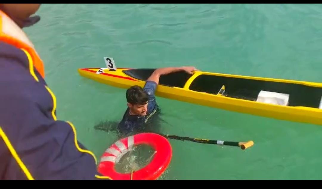एसडीआरएफ ने टिहरी झील में वाटर स्पोर्ट्स में सुरक्षा की जिमेदारी बखूबी निभाई