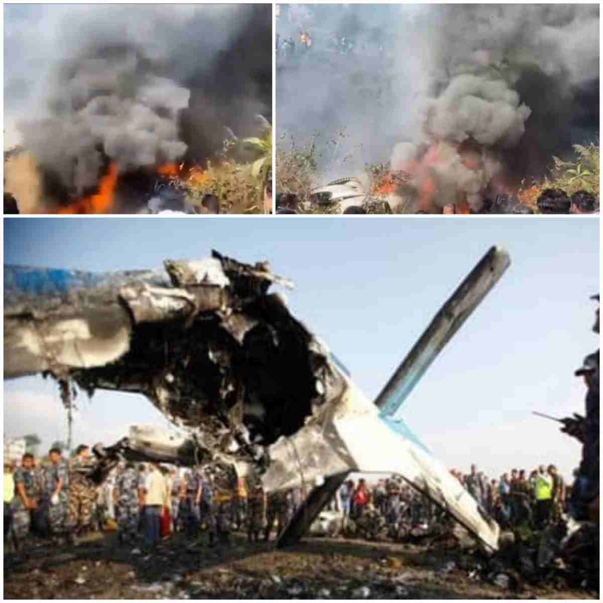 विमान दुर्घटना में क्रू मेंबर्स समेत सभी 72 की मौत