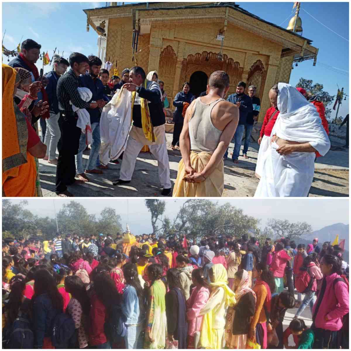 घंटाकर्ण धाम मंदिर में धूमधाम से मनाया गया मकरसंक्रांति पर्व