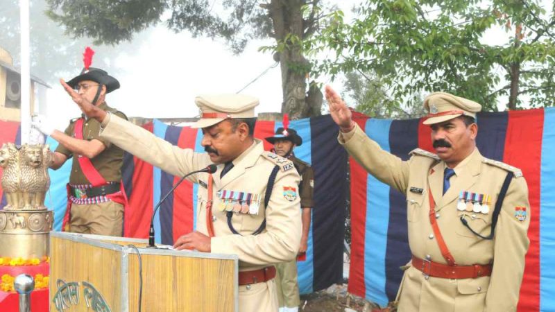 टिहरी पुलिस ने धूमधाम से मनाया 74वां गणतन्त्र दिवस
