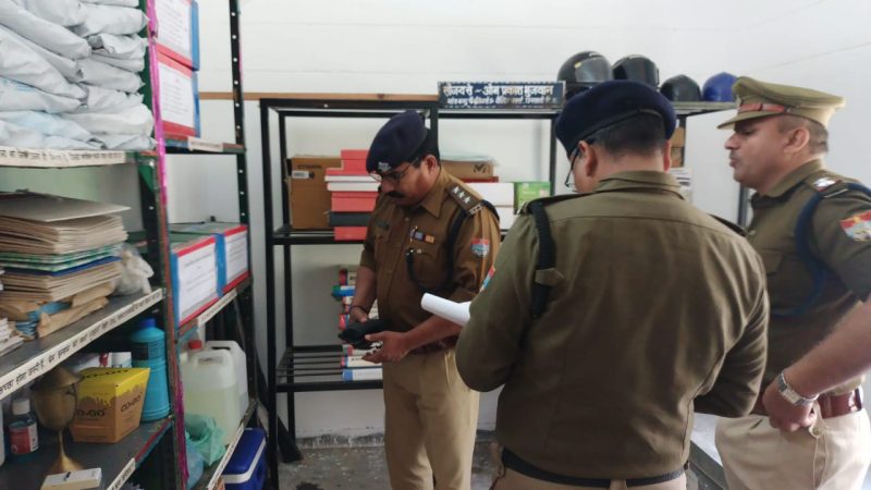 सीओ सदर टिहरी ने किया घनसाली थाने का अर्द्ध वार्षिक निरीक्षण