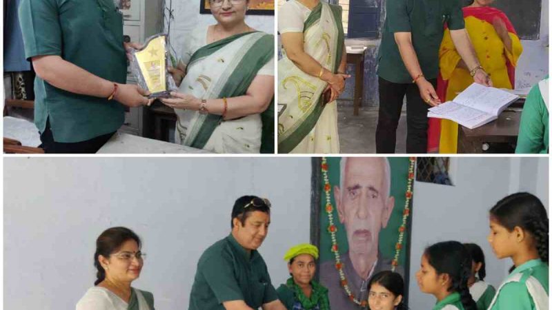 सहायक निदेशक डॉक्टर चंडी प्रसाद घिल्डियाल ने हरीश चंद्र गुप्ता बालिका इंटर कॉलेज का किया औचक निरीक्षण