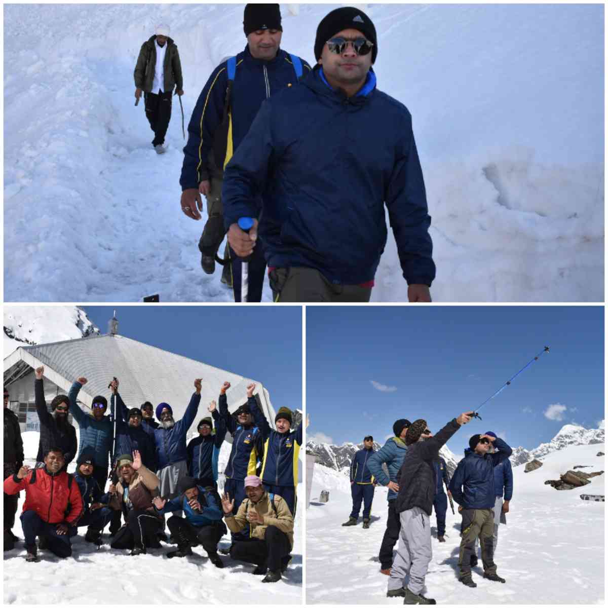 हेमकुण्ड साहिब की 18 किलोमीटर पैदल यात्रा मार्ग का डीएम हिमांशु खुराना ने किया स्थलीय निरीक्षण
