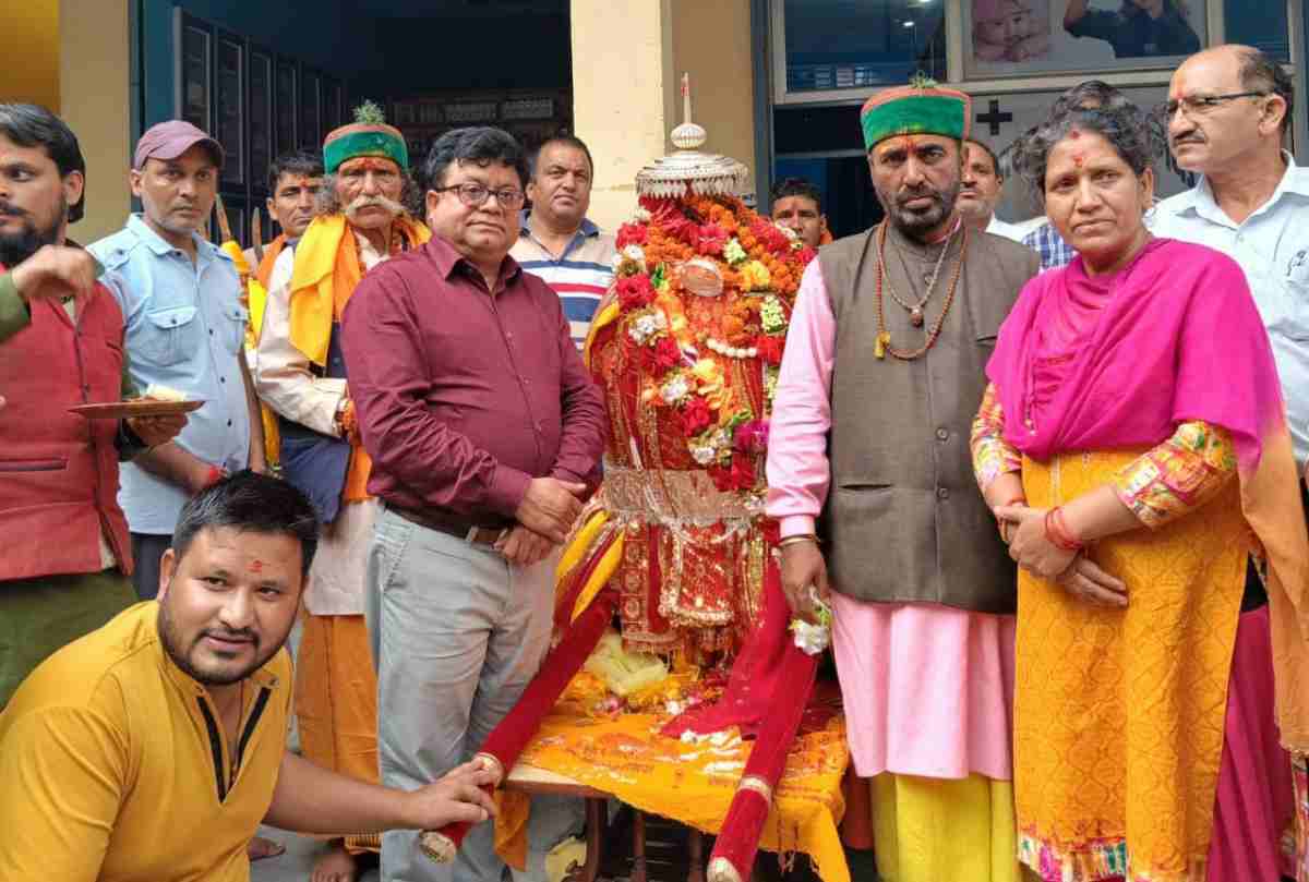 जगदीशिला डोली रथ यात्रा का घनसाली में हुआ जोरदार स्वागत