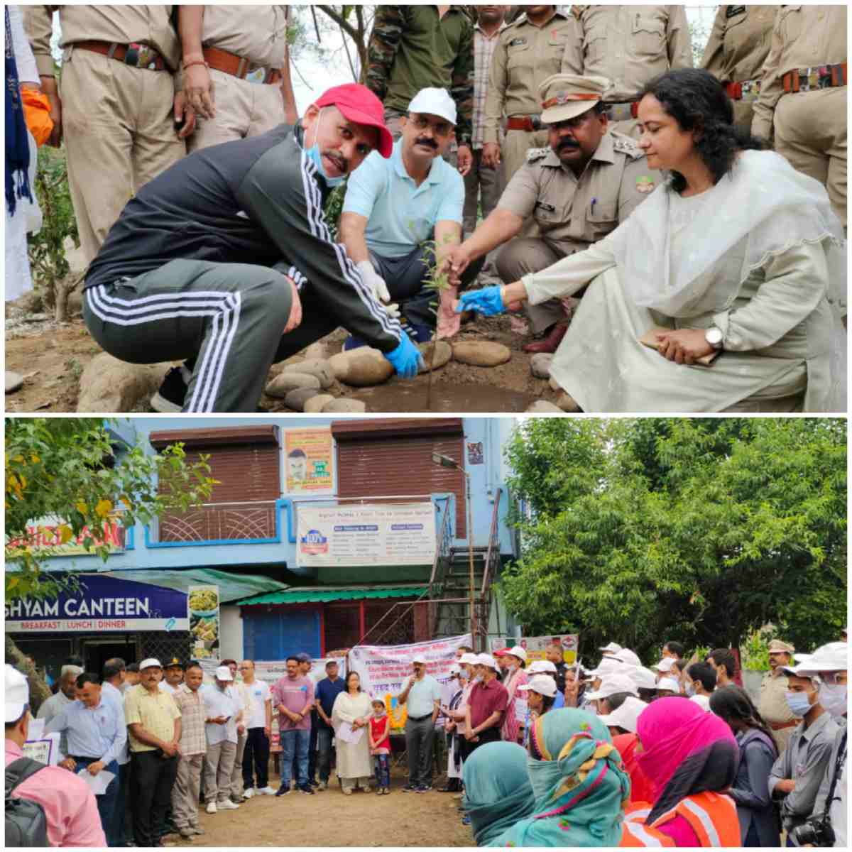 रैली व वृक्षारोपण के साथ ही स्वच्छता सप्ताह का समापन