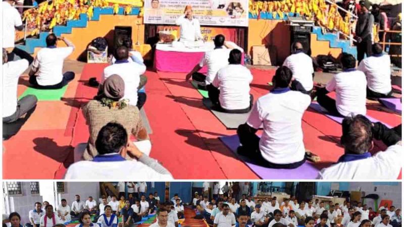 श्री बद्रीनाथ धाम, देश के प्रथम गांव माणा में भी अंतरराष्ट्रीय योग दिवस  उत्साह के साथ मनाया