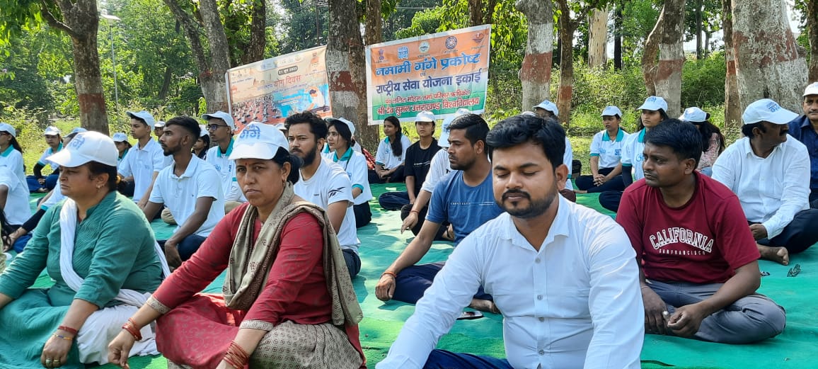 स्मृति वन ऋषिकेश में स्वास्थ्य के लिए योगा विषय पर कार्यशाला, योगाभ्यास एवं पौध रोपण