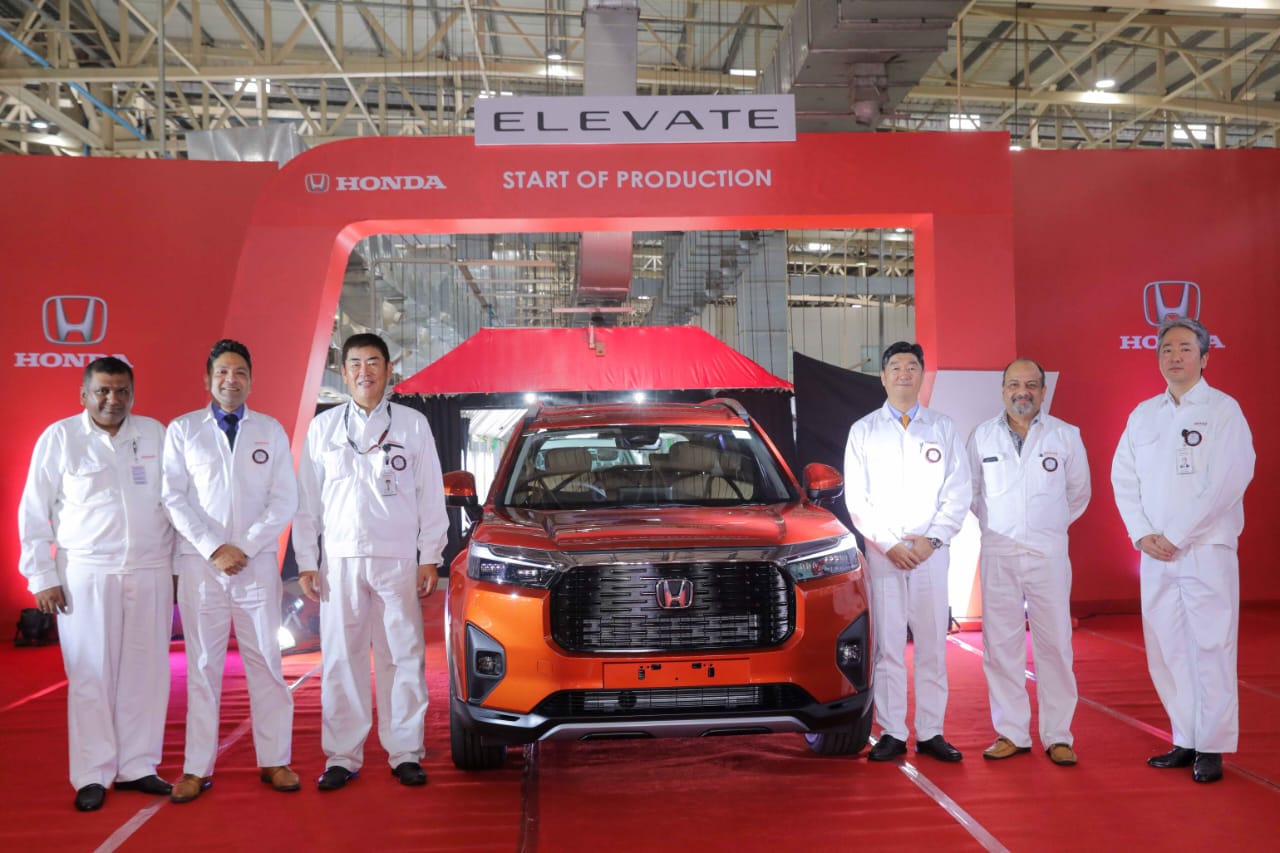 होंडा कार्स इंडिया ने अपनी मिड-साइज एसयूवी होंडा एलिवेट का उत्‍पादन शुरू किया