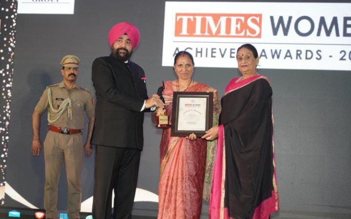 श्रीमति सिंधु सुरीरा ‘टाईम्स वूमन अचीवर्स अवॉर्ड 2023’ से सम्मानित