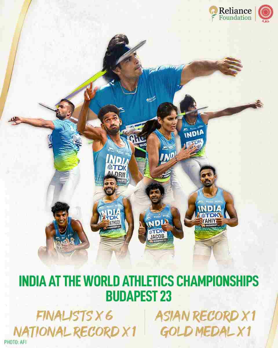 स्वर्ण पदक जीतने पर नीरज चोपड़ा को दी बधाई