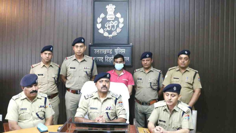 टिहरी पुलिस ने फरार चल रहे  5 हजार के ईनामी को किया गिरफ्तार