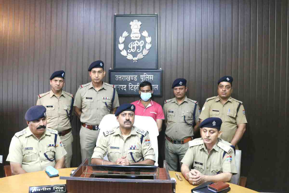 टिहरी पुलिस ने फरार चल रहे  5 हजार के ईनामी को किया गिरफ्तार