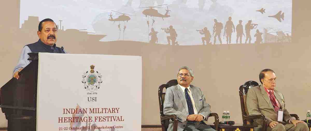 डॉ. जितेंद्र सिंह ने यूनाइटेड सर्विस इंस्टीट्यूशन ऑफ इंडिया (यूएसआई) द्वारा आयोजित भारतीय सैन्य विरासत समारोह को संबोधित किया