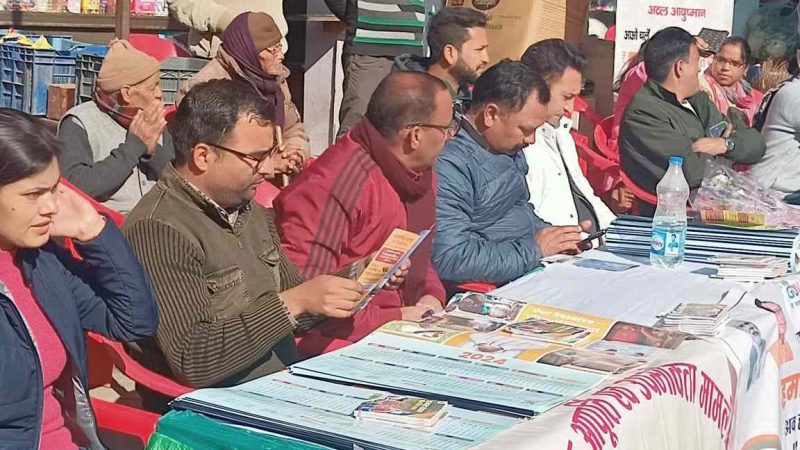 विकसित भारत संकल्प यात्रा: गजा पहुंचने पर सैकड़ों लोगों ने की शिरकत