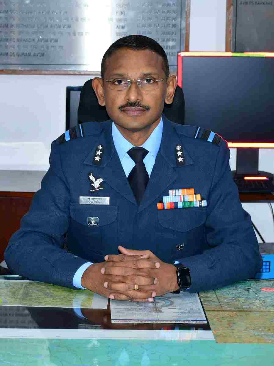 एयर वाइस मार्शल एस. शिवकुमार बने भारतीय वायु सेना के पश्चिमी वायु कमान मुख्यालय के  वरिष्ठ प्रभारी अधिकारी