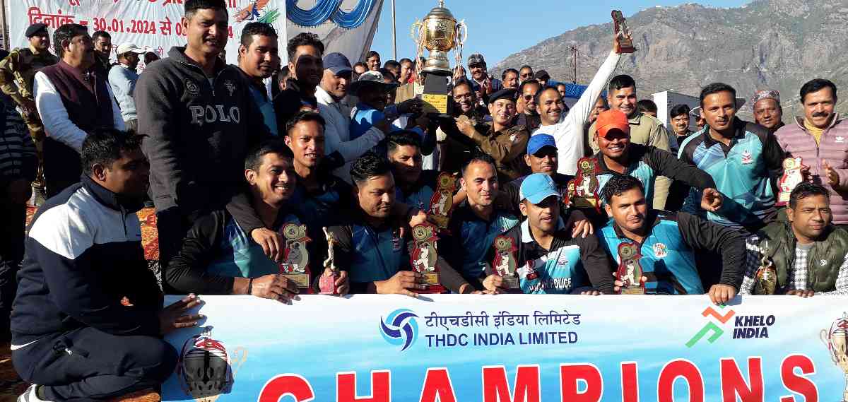 टिहरी पुलिस ने जीती चैंपियनशिप, टीएचडीसी को 6 विकेट से रौंदा
