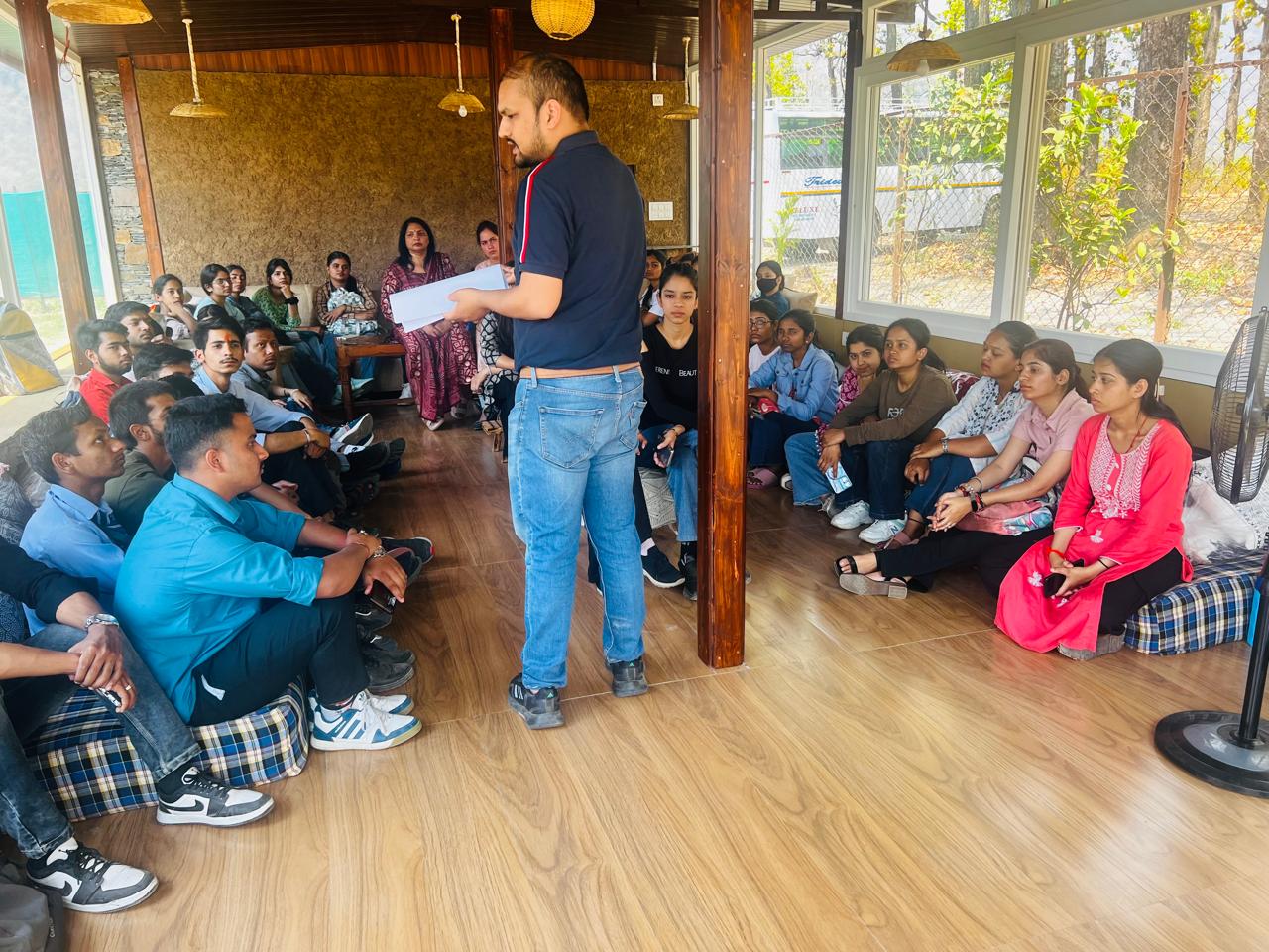 उद्यमिता विकास कार्यक्रम के 11वें दिन, छात्रों ने की “पाथल- द हिमालयन वे ऑफ लाइफ” होमस्टे का किया दौरा