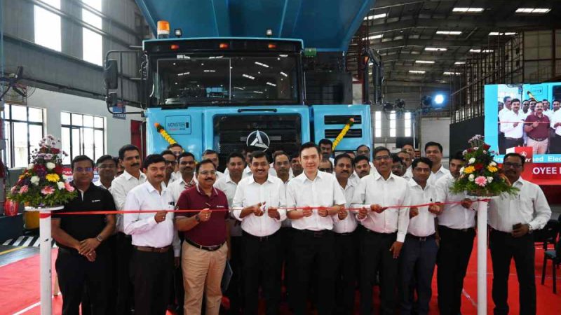 सैनी इंडिया ने लॉन्च किया पूरी तरह से इलेक्ट्रिक ओपन कास्‍ट माइनिंग ट्रक SKT105E