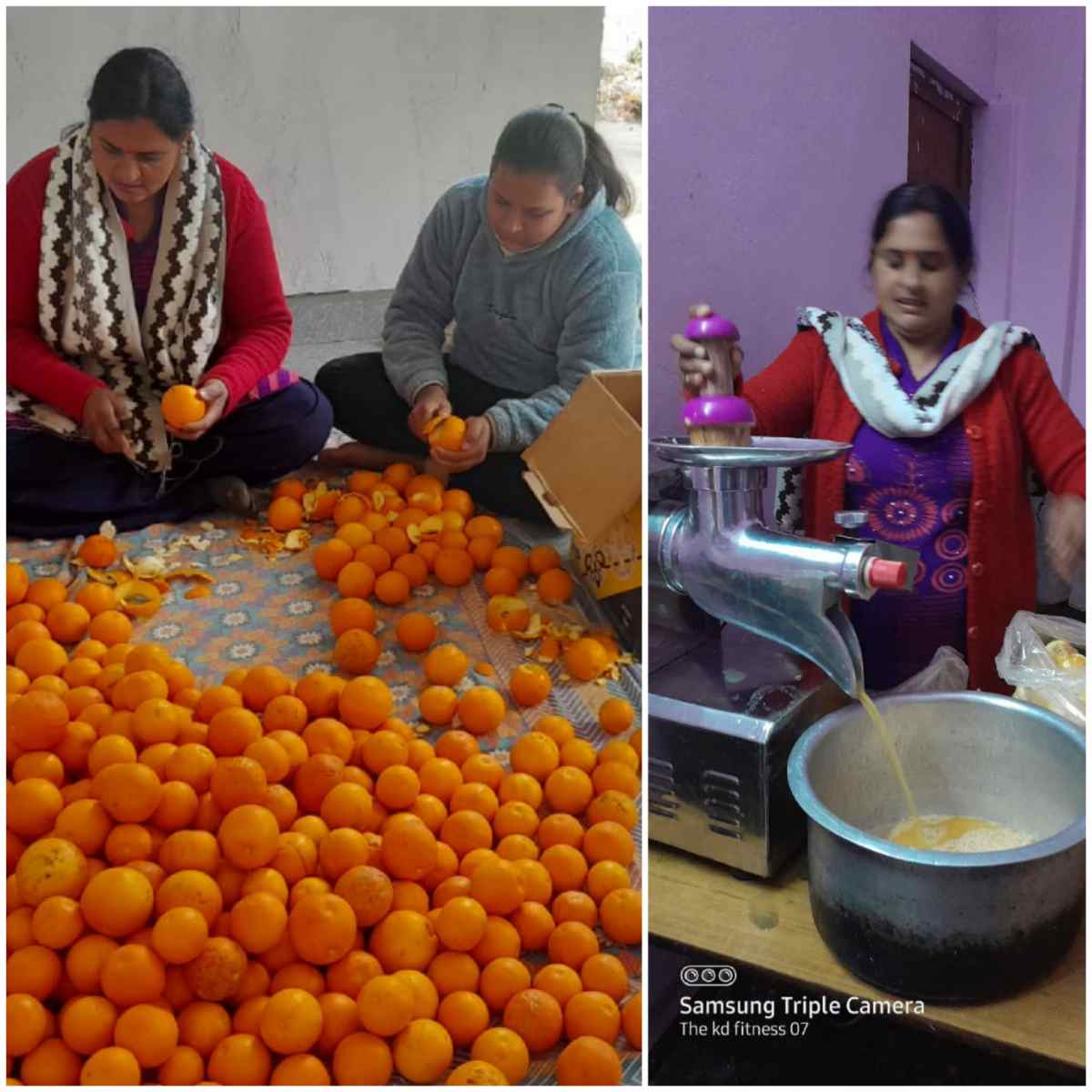 घर के काम के साथ फूड प्रोसेसिंग यूनिट संचालित कर अपनी आर्थिकी को मजबूत कर रही महिलाएं