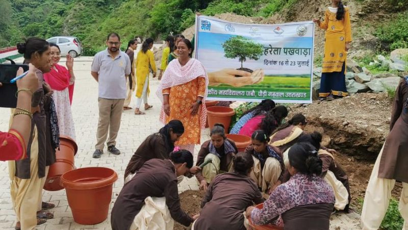 लोक पर्व हरेला के अवसर पर महविद्यालय में वृक्षारोपण कार्यक्रम एवं संगोष्टी का आयोजन