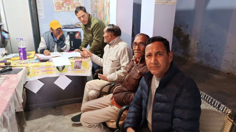 साधन सहकारी समिति गजा के बोर्ड सदस्यों का निर्वाचन निर्विरोध संपन्न