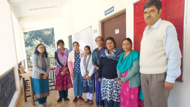 मासिक धर्म स्वच्छता जागरूकता कार्यक्रम एवं सैनिटरी नैपकिन वितरण