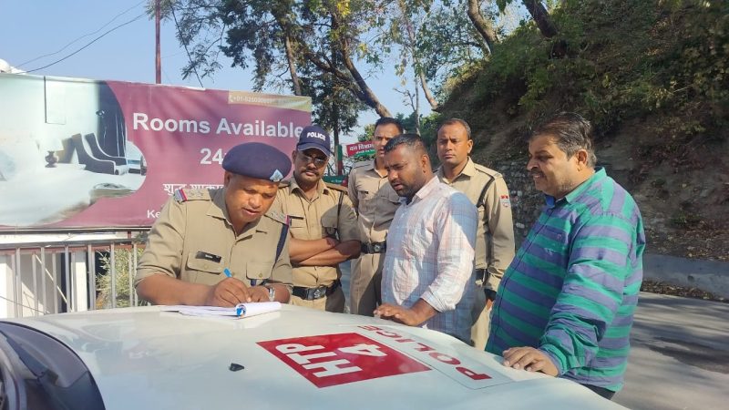 सत्यापन न कराने पर 06 मकान मालिकों पर ₹60,000 का चालान
