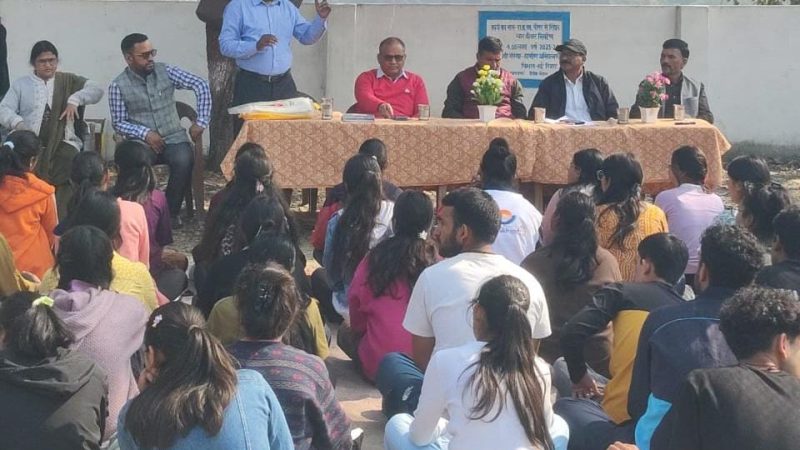 राष्ट्रीय सेवा योजना के सात दिवसीय विशेष शिविर का पालिकाध्यक्ष मोहन सिंह रावत ने किया शुभारंभ