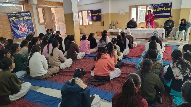 राष्ट्रीय सेवा योजना का मूलमंत्र है सेवा ही धर्म -मोहन प्रसाद जोशी
