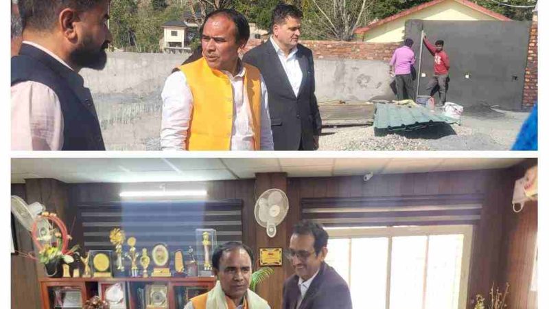 उच्च शिक्षा मंत्री का औचक निरीक्षण, श्री देव सुमन विश्वविद्यालय के निर्माण कार्यों पर जताई संतुष्टि