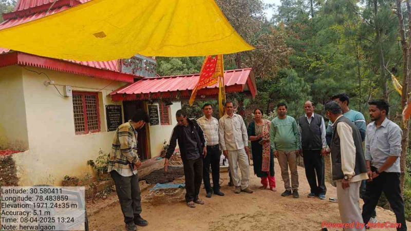 प्रवासी उत्तराखण्ड वासियों द्वारा चयनित गांवों के विकास को लेकर भ्रमण जारी