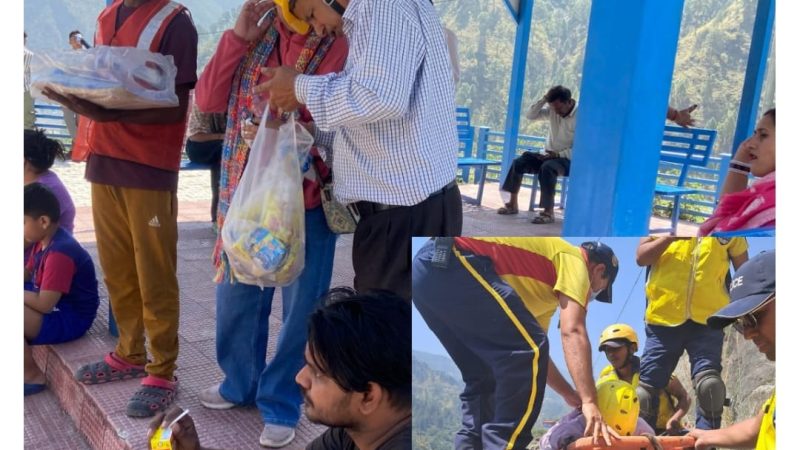 चारधाम यात्रा पूर्व मॉक ड्रिल: टिहरी जनपद के स्यांसू और कीर्तिनगर में आपदा प्रबंधन की तैयारियों का परीक्षण