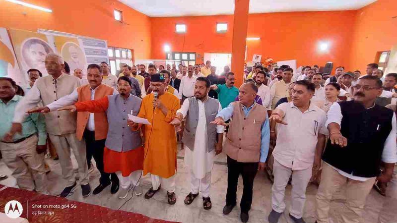 यमुना जन्मोत्सव: भाजपा जिला कार्यालय में लिया गया यमुना को बचाने का संकल्प