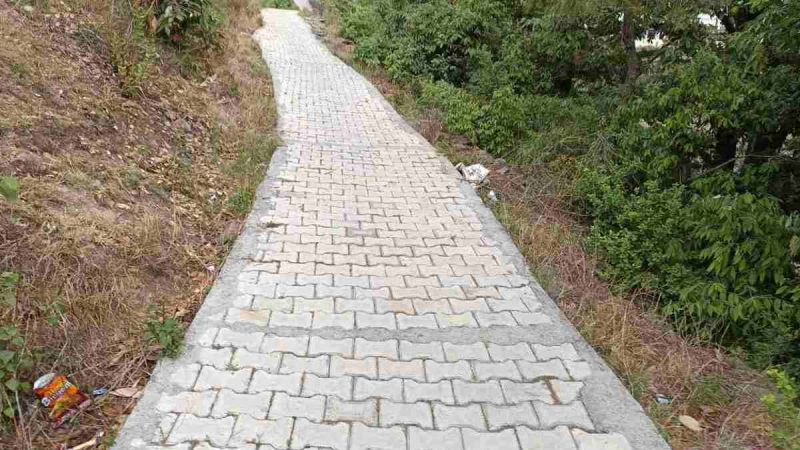 गजा वार्ड नं. 2 में इंटरलॉकिंग टाइल रास्ता निर्माण पर विवाद, टेंडर निरस्त