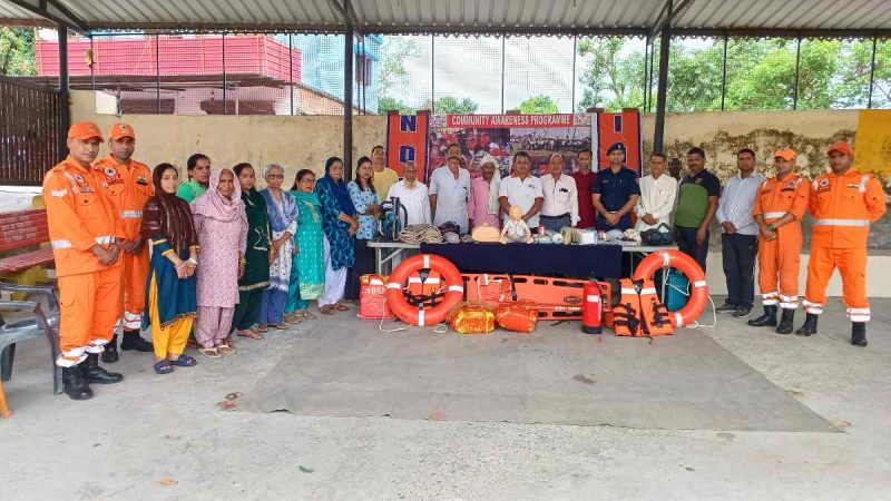 भोगपुर में आपदा प्रबंधन को लेकर एनडीआरएफ और जिला प्रशासन द्वारा जागरूकता कार्यक्रम आयोजित