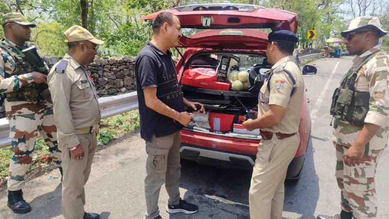 चारधाम यात्रा की सुरक्षा को लेकर अलर्ट मोड में टिहरी पुलिस, ITBP के साथ चल रहा सघन चेकिंग अभियान